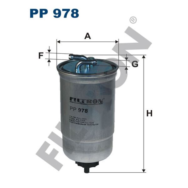 Filtre à gasoil Filtron PP978 Filtre à gasoil Filtron PP978