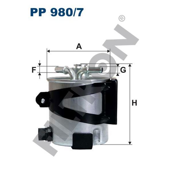 Filtre à gasoil Filtron PP980/7 Filtre à gasoil Filtron PP980/7