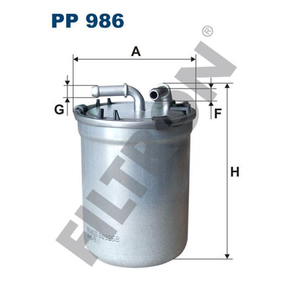 Filtre à gasoil Filtron PP986 Filtre à gasoil Filtron PP986