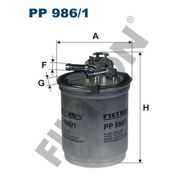 Filtre à gasoil Filtron PP986/1 Filtre à gasoil Filtron PP986/1