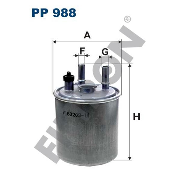 Filtre à gasoil Filtron PP988 Filtre à gasoil Filtron PP988