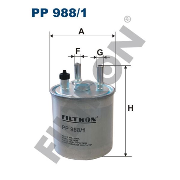 Filtre à gasoil Filtron PP988/1 Filtre à gasoil Filtron PP988/1