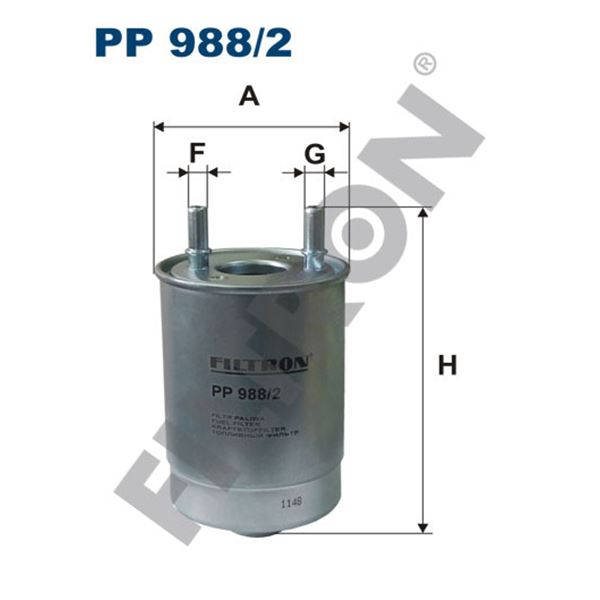 Filtre à gasoil Filtron PP988/2 Filtre à gasoil Filtron PP988/2