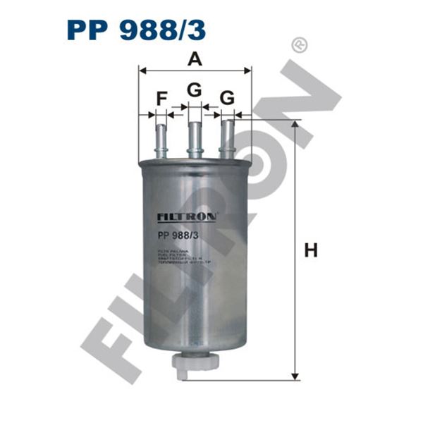 Filtre à gasoil Filtron PP988/3 Filtre à gasoil Filtron PP988/3
