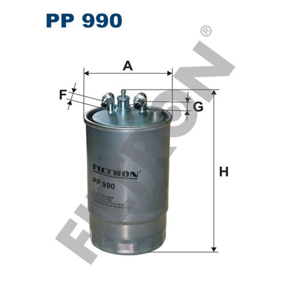 Filtre à gasoil Filtron PP990 Filtre à gasoil Filtron PP990