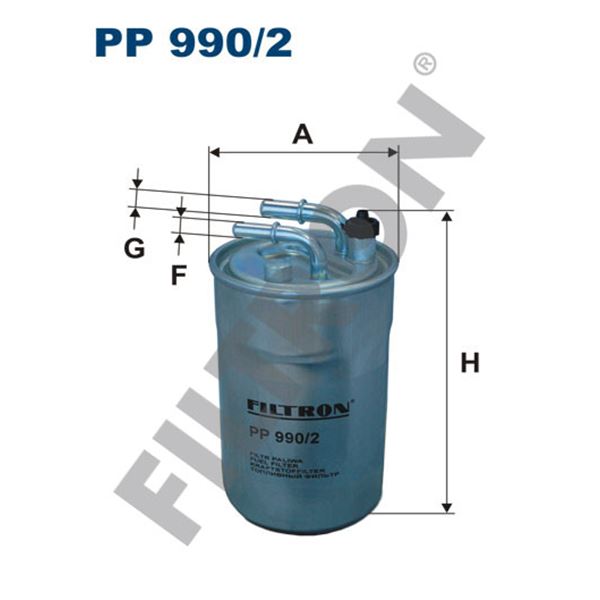 Filtre à gasoil Filtron PP990/2 Filtre à gasoil Filtron PP990/2