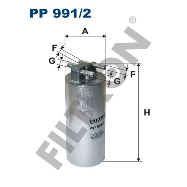 Filtre à gasoil Filtron PP991/2 Filtre à gasoil Filtron PP991/2