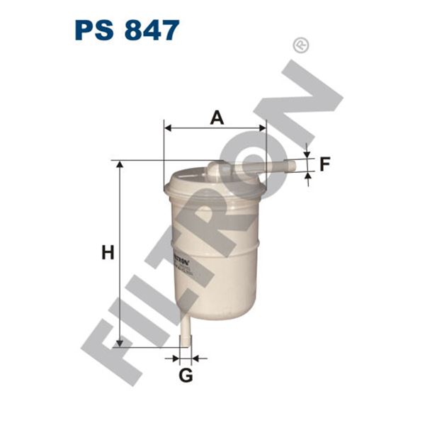 Filtre à gasoil Filtron PS847 Filtre à gasoil Filtron PS847