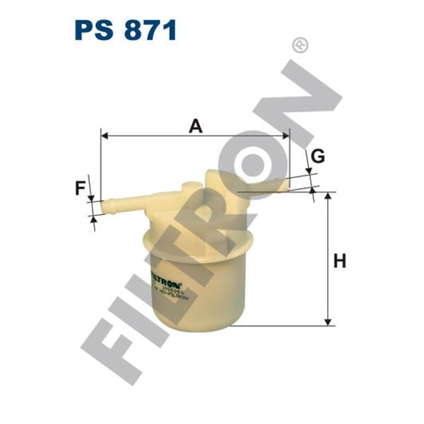 Filtre à gasoil Filtron PS871 Filtre à gasoil Filtron PS871