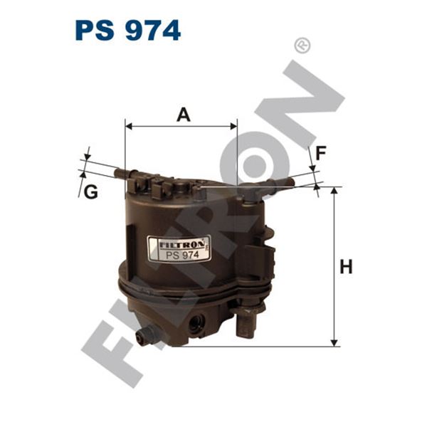 Filtre à gasoil Filtron PS974 Filtre à gasoil Filtron PS974