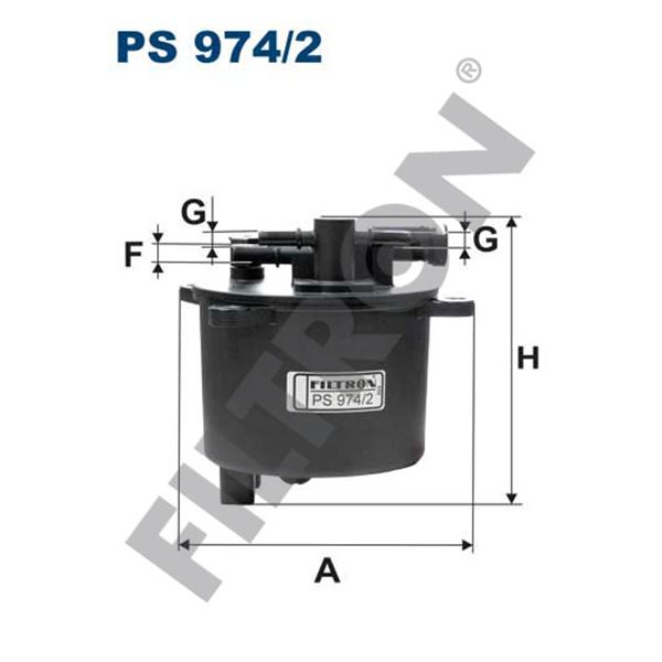 Filtre à gasoil Filtron PS974/2 Filtre à gasoil Filtron PS974/2