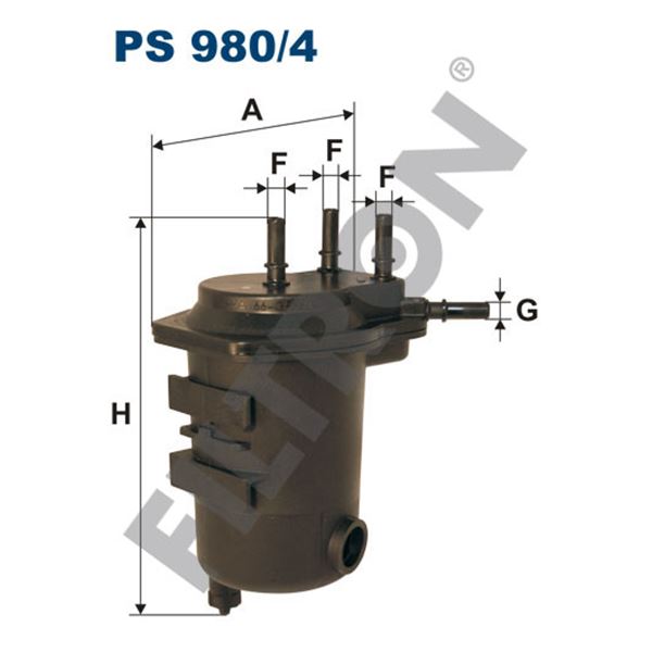 Filtre à gasoil Filtron PS980/4 Filtre à gasoil Filtron PS980/4