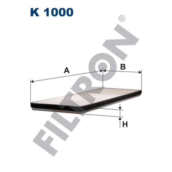 Filtre d'habitacle Filtron K1000 Filtre d'habitacle Filtron K1000