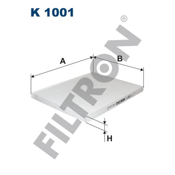 Filtre d'habitacle Filtron K1001 Filtre d'habitacle Filtron K1001
