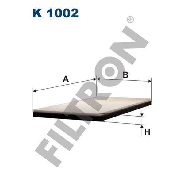 Filtre d'habitacle Filtron K1002 Filtre d'habitacle Filtron K1002