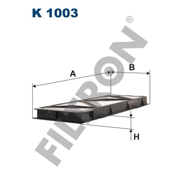 Filtre d'habitacle Filtron K1003 Filtre d'habitacle Filtron K1003