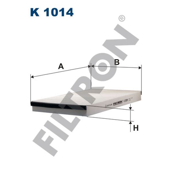 Filtre d'habitacle Filtron K1014 Filtre d'habitacle Filtron K1014