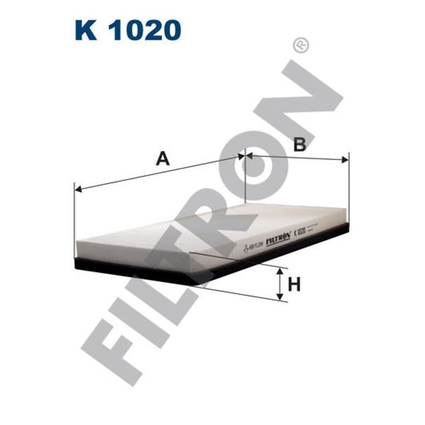 Filtre d'habitacle Filtron K1020 Filtre d'habitacle Filtron K1020
