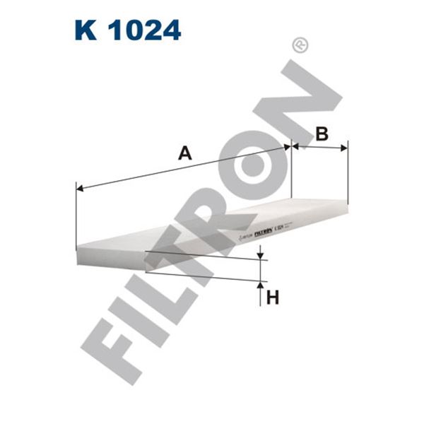 Filtre d'habitacle Filtron K1024 Filtre d'habitacle Filtron K1024