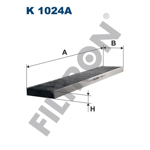 Filtre d'habitacle Filtron K1024A Filtre d'habitacle Filtron K1024A