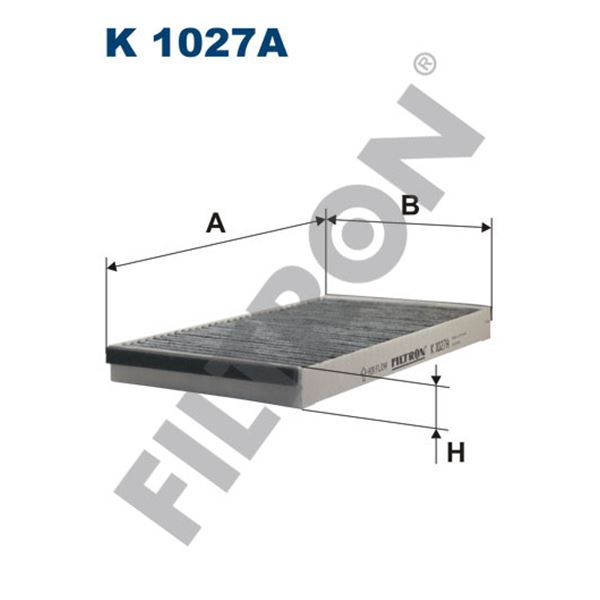 Filtre d'habitacle Filtron K1027A Filtre d'habitacle Filtron K1027A