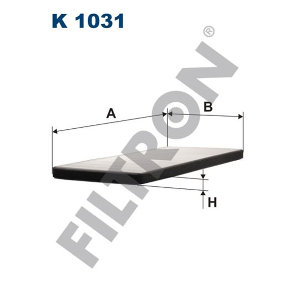 Filtre d'habitacle Filtron K1031 Filtre d'habitacle Filtron K1031