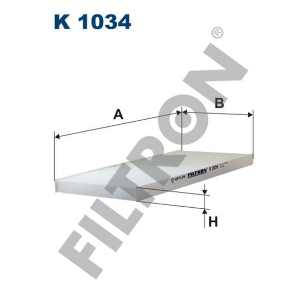 Filtre d'habitacle Filtron K1034 Filtre d'habitacle Filtron K1034