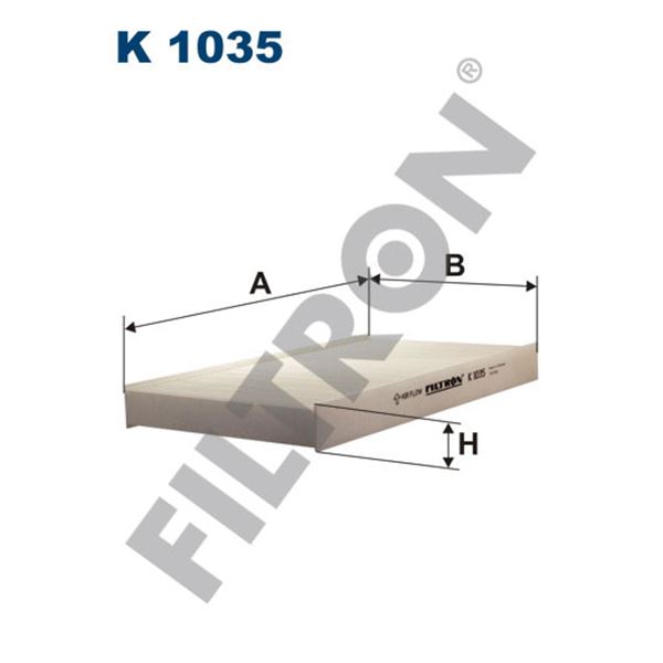 Filtre d'habitacle Filtron K1035 Filtre d'habitacle Filtron K1035