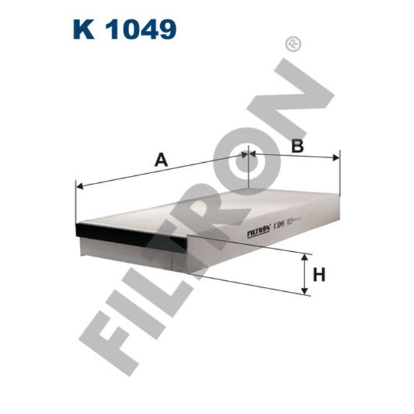 Filtre d'habitacle Filtron K1049 Filtre d'habitacle Filtron K1049