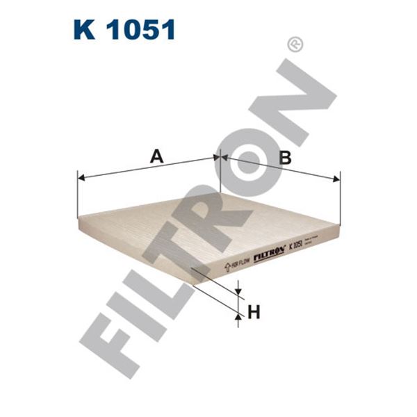 Filtre d'habitacle Filtron K1051 Filtre d'habitacle Filtron K1051