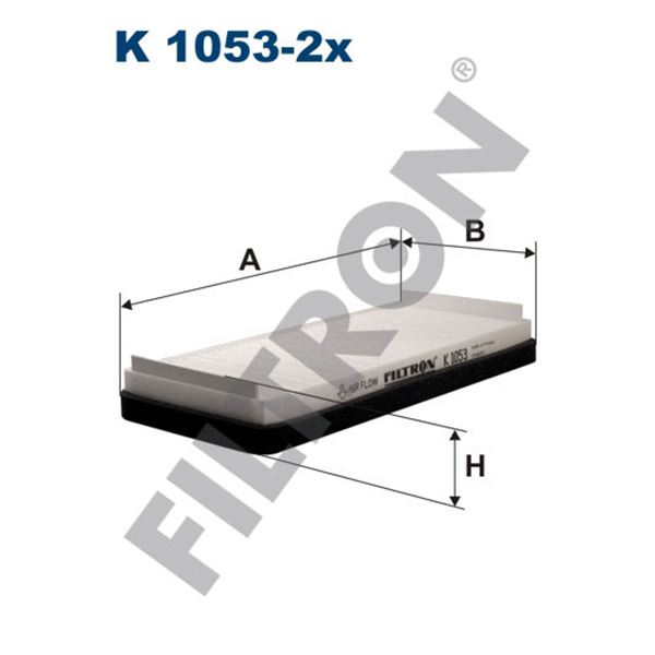 Filtre d'habitacle Filtron K1053-2X Filtre d'habitacle Filtron K1053-2X