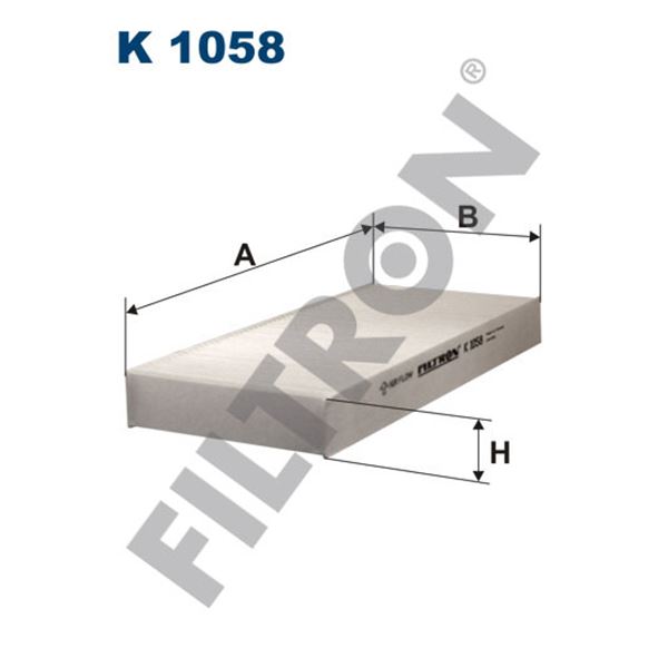 Filtre d'habitacle Filtron K1058 Filtre d'habitacle Filtron K1058