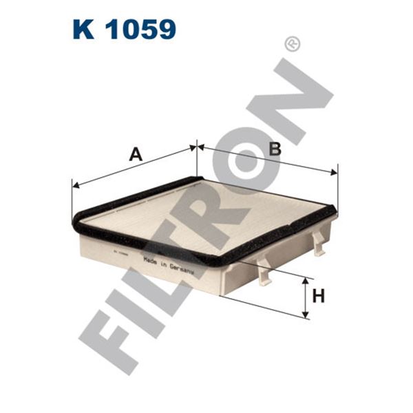 Filtre d'habitacle Filtron K1059 Filtre d'habitacle Filtron K1059