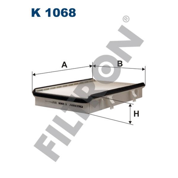 Filtre d'habitacle Filtron K1068 Filtre d'habitacle Filtron K1068