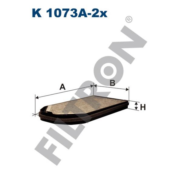 Filtre d'habitacle Filtron K1073A-2X Filtre d'habitacle Filtron K1073A-2X