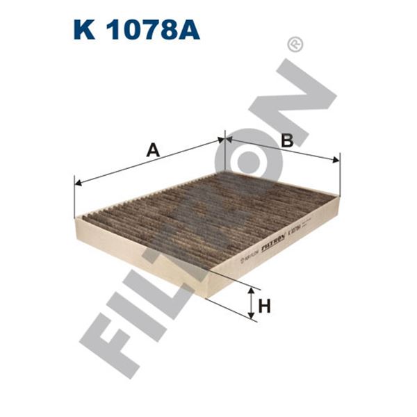Filtre d'habitacle Filtron K1078A Filtre d'habitacle Filtron K1078A