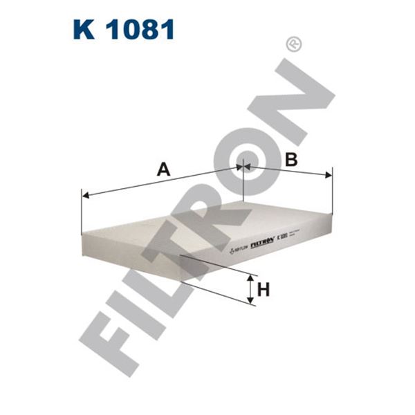 Filtre d'habitacle Filtron K1081 Filtre d'habitacle Filtron K1081