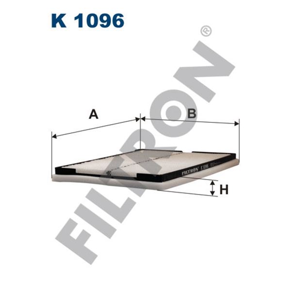 Filtre d'habitacle Filtron K1096 Filtre d'habitacle Filtron K1096