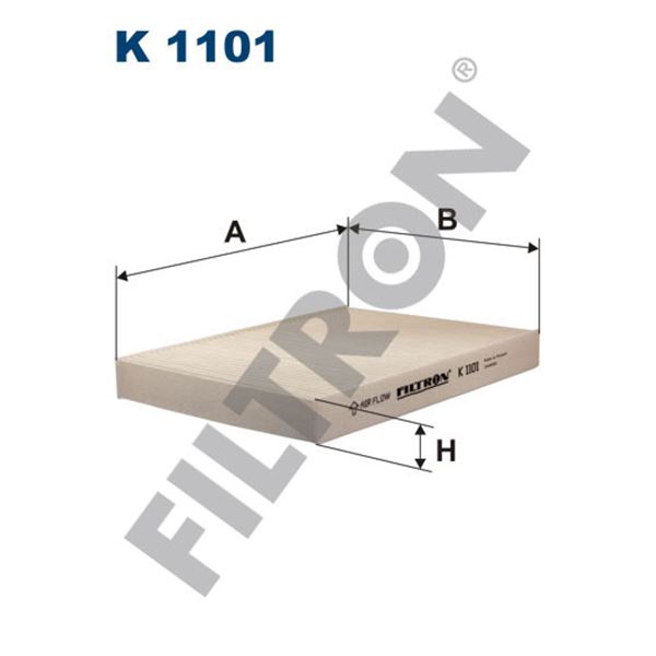 Filtre d'habitacle Filtron K1101 Filtre d'habitacle Filtron K1101