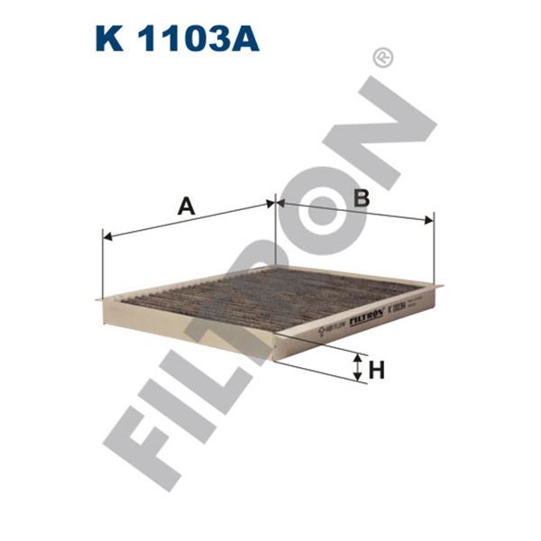 Filtre d'habitacle Filtron K1103A Filtre d'habitacle Filtron K1103A