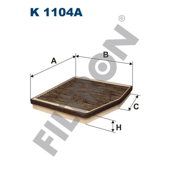 Filtre d'habitacle Filtron K1104A Filtre d'habitacle Filtron K1104A
