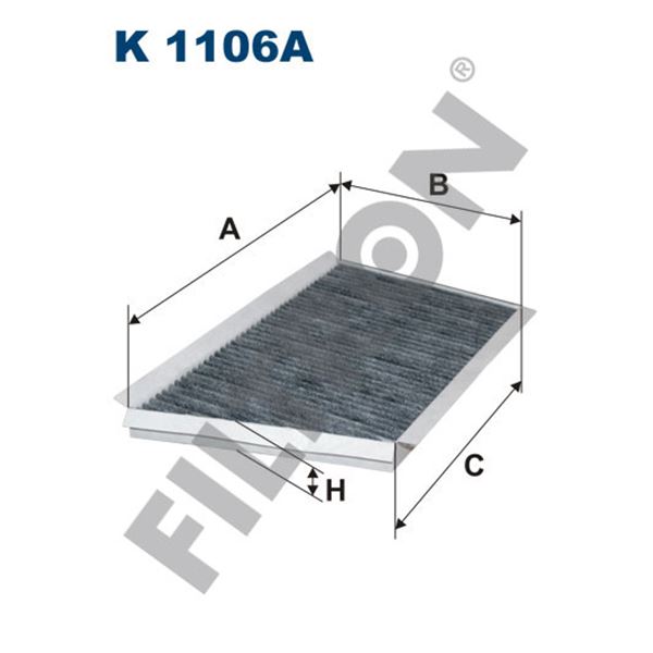 Filtre d'habitacle Filtron K1106A Filtre d'habitacle Filtron K1106A