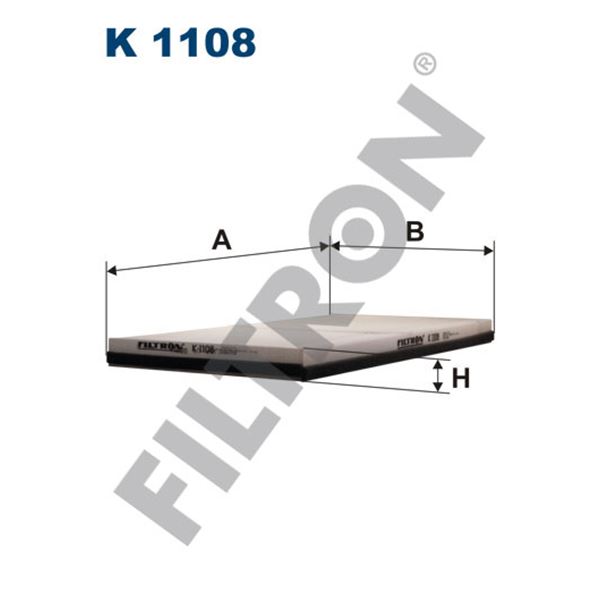 Filtre d'habitacle Filtron K1108 Filtre d'habitacle Filtron K1108