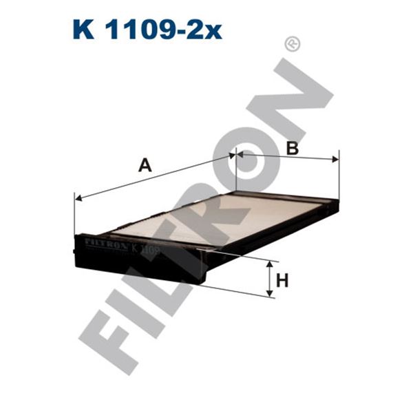 Filtre d'habitacle Filtron K1109-2X Filtre d'habitacle Filtron K1109-2X