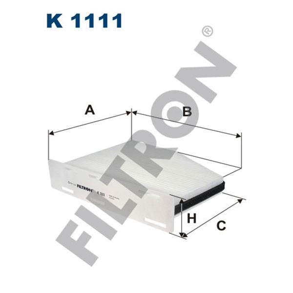 Filtre d'habitacle Filtron K1111 Filtre d'habitacle Filtron K1111