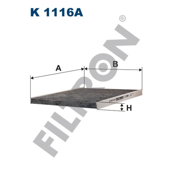 Filtre d'habitacle Filtron K1116A Filtre d'habitacle Filtron K1116A