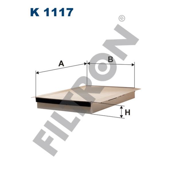 Filtre d'habitacle Filtron K1117 Filtre d'habitacle Filtron K1117
