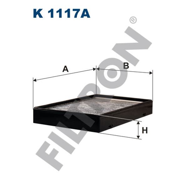Filtre d'habitacle Filtron K1117A Filtre d'habitacle Filtron K1117A