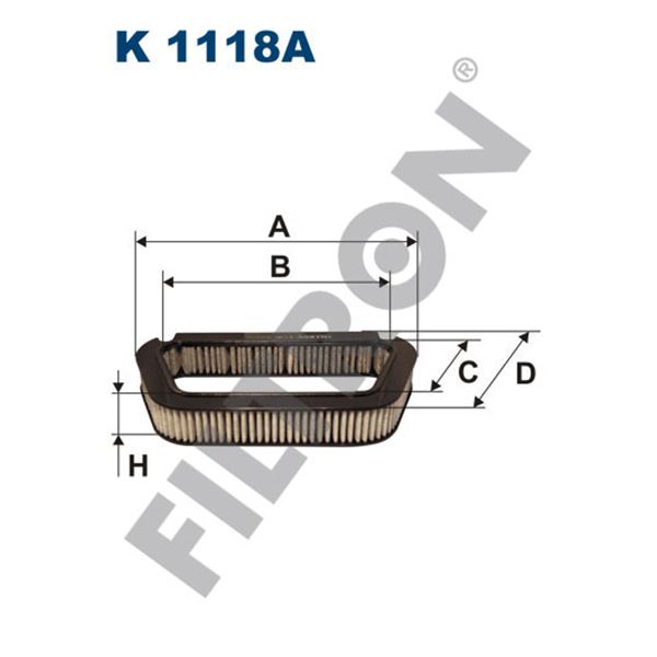 Filtre d'habitacle Filtron K1118A Filtre d'habitacle Filtron K1118A