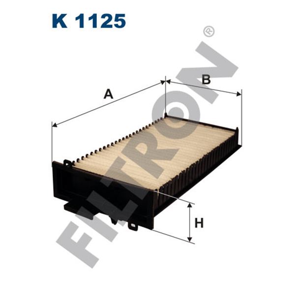 Filtre d'habitacle Filtron K1125 Filtre d'habitacle Filtron K1125